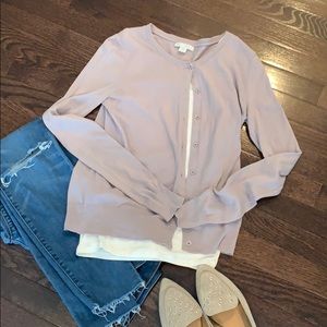 Lavender cardigan